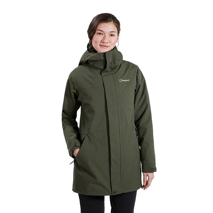 Dámska Bunda 3v1 Berghaus Gore Tex Monic 3 Zelene Slovensko 5971PMINC